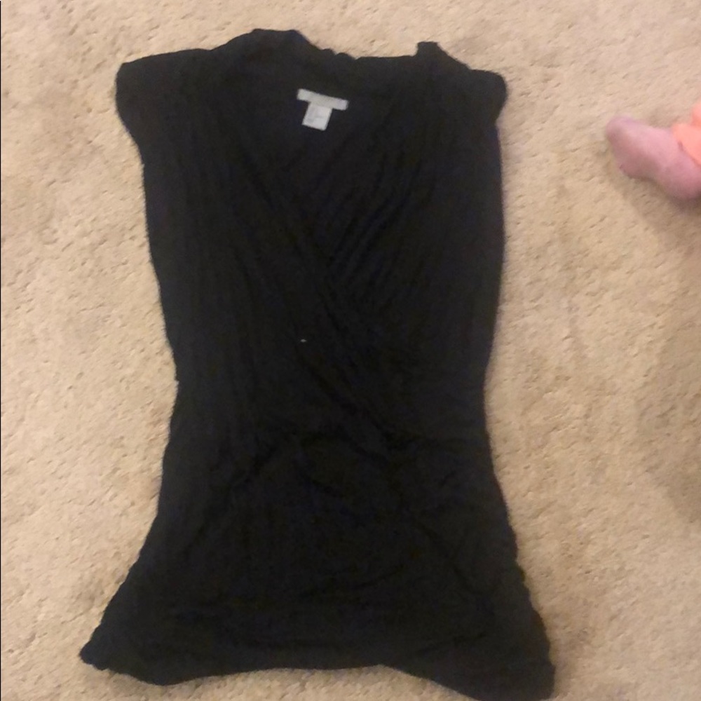 Fitted black H&M shirt